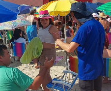 Sanepar já distribuiu 175 mil copos de água durante shows no Litoral 