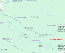 Rio Negro - Ruas Ervino Ernesto Brunquell e Reinaldo Gruber (mapa)