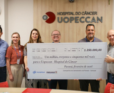 Sanepar destina R$ 1,3 milhão ao Hospital do Câncer de Cascavel