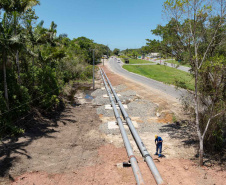 Às vésperas do Carnaval, a Sanepar fez uma grande operação para trocar a tubulação de duas adutoras, garantindo a segurança hídrica do folião em Guaratuba.