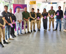 Programa Mulher Segura realiza ação na rodoferroviária de Curitiba