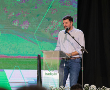 O governador Carlos Massa Ratinho Junior participa nesta quinta-feira (26), da inauguração de uma nova indústria de óleo e farelo de soja da Cooperativa Agroindustrial Tradição, em Pato Branco