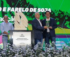 O governador Carlos Massa Ratinho Junior participa nesta quinta-feira (26), da inauguração de uma nova indústria de óleo e farelo de soja da Cooperativa Agroindustrial Tradição, em Pato Branco