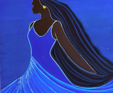 Colégio estadual expõe obras de arte sobre raízes africanas e indígenas em shopping de Umuarama