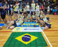 Time feminino do Paraná patrocinado pela Sanepar é campeão mundial de clubes no futsal para surdos