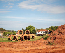 Em Loanda, obra para conter maior erosão urbana do Paraná atinge 82% de execução
