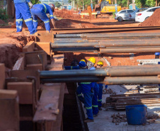 Em Loanda, obra para conter maior erosão urbana do Paraná atinge 82% de execução