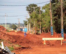 Em Loanda, obra para conter maior erosão urbana do Paraná atinge 82% de execução