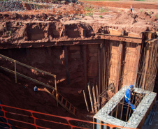 Em Loanda, obra para conter maior erosão urbana do Paraná atinge 82% de execução