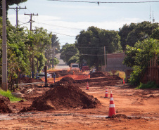 Em Loanda, obra para conter maior erosão urbana do Paraná atinge 82% de execução