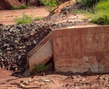 Em Loanda, obra para conter maior erosão urbana do Paraná atinge 82% de execução