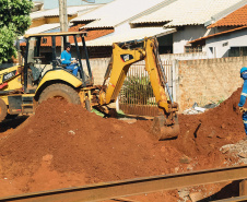 Em Loanda, obra para conter maior erosão urbana do Paraná atinge 82% de execução