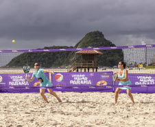 Portuários e atletas disputam FPT Beach Series 1500 em Caiobá