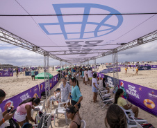 Portuários e atletas disputam FPT Beach Series 1500 em Caiobá