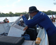 Agentes do IAT abordam 150 embarcações em primeira ação de fiscalização após a Piracema