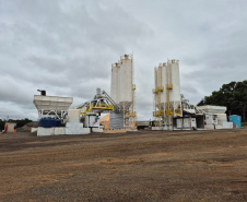 Obra de whitetopping da PRC-487 e PR-460 entre Nova Tebas e Pitanga