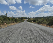 DER PR-990 pavimentação em Rebouças