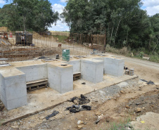 DER PR-990 pavimentação em Rebouças