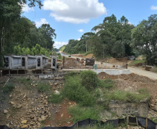 DER PR-990 pavimentação em Rebouças