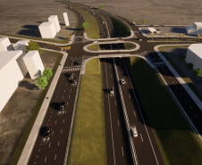 Trevo da Esperança em Cambé (maquete)