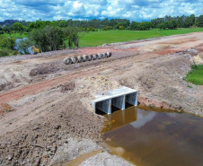 Pavimentação da estrada do Agaraú, em São José dos Pinhais, avança a 27% de execução