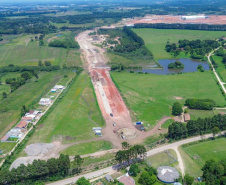 Pavimentação da estrada do Agaraú, em São José dos Pinhais, avança a 27% de execução