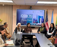 Paraná fortalece cooperação internacional e encerra participação na CSW70 com agenda de políticas públicas para mulheres