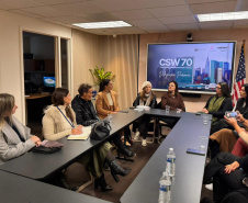 Paraná fortalece cooperação internacional e encerra participação na CSW70 com agenda de políticas públicas para mulheres