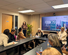 Paraná fortalece cooperação internacional e encerra participação na CSW70 com agenda de políticas públicas para mulheres