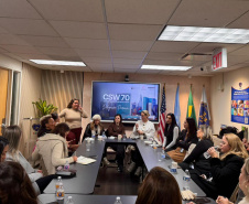 Paraná fortalece cooperação internacional e encerra participação na CSW70 com agenda de políticas públicas para mulheres