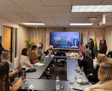 Paraná fortalece cooperação internacional e encerra participação na CSW70 com agenda de políticas públicas para mulheres