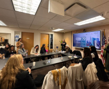 Paraná fortalece cooperação internacional e encerra participação na CSW70 com agenda de políticas públicas para mulheres