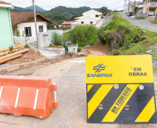 Sanepar acelera obras de esgoto em Rio Branco do Sul rumo à universalização