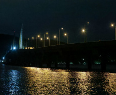 Governador Ratinho Junior anuncia entrega da Ponte de Guaratuba para 29 de abril