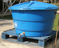 SANEPAR - Caixa-d’água garante estabilidade e usuários não percebem as manutenções no sistema de água