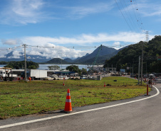 Acabamentos finais: falta um dia para a inauguração da Ponte de Guaratuba