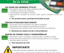 Ceasa Curitiba terá ações voltadas para regularização do Título de Eleitor e Exames de Equivalência