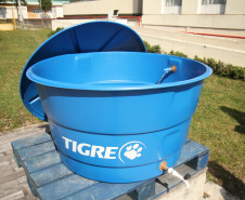 SANEPAR - Caixa-d’água garante estabilidade e usuários não percebem as manutenções no sistema de água