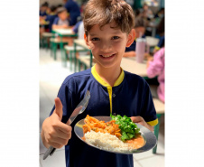 Merenda escolar será avaliada por alunos em todas as escolas da rede estadual