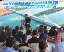 A expansão das conexões interestaduais também avança no Noroeste. O Governo do Estado articulou a construção de um anteprojeto para uma ponte sobre o Rio Paraná, ligando Porto São José, em São Pedro do Paraná, a Taquarussu (MS). 