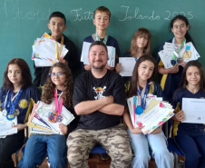 SEED - Em quatro anos, projeto-piloto com alunos da rede estadual soma mais de 400 medalhas conquistadas em olimpíadas do conhecimento