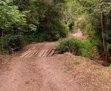 DEFESA CIVIL - Repasse do Estado garante construção de sete pontes em Espigão Alto do Iguaçu