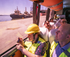 Porto de Paranaguá recebe visita da Câmara Brasil-Alemanha