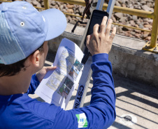 Sanepar usa drone e barco autônomo para garantir eficiência na represa do Miringuava