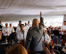 Recorde de público: mais de 3 mil pessoas acompanham concerto da série “Mostly Mozart 2 ” da Orquestra Sinfônica do Paraná no MON
