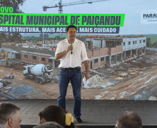 Ratinho Junior anuncia novo hospital de R$ 40 milhões em Paiçandu com centro cirúrgico