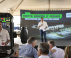 Ratinho Junior anuncia novo hospital de R$ 40 milhões em Paiçandu com centro cirúrgico