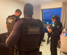 Forças de segurança do Paraná cumprem 41 mandados contra traficantes do Parolin, em Curitiba