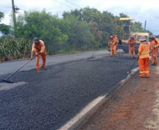 Conservação da PR-082 em São João do Ivaí