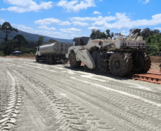 Pavimentação da PR-092 em Doutor Ulysses